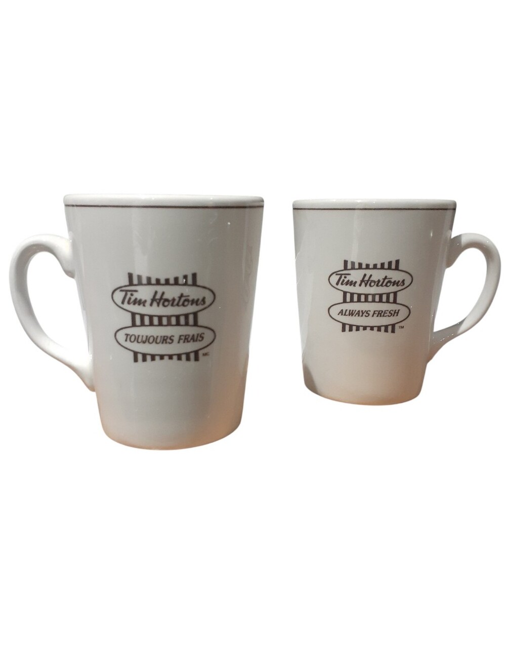 Vintage Tim Hortons Coffee Mugs Set Of 2 Always Fresh Steelite England